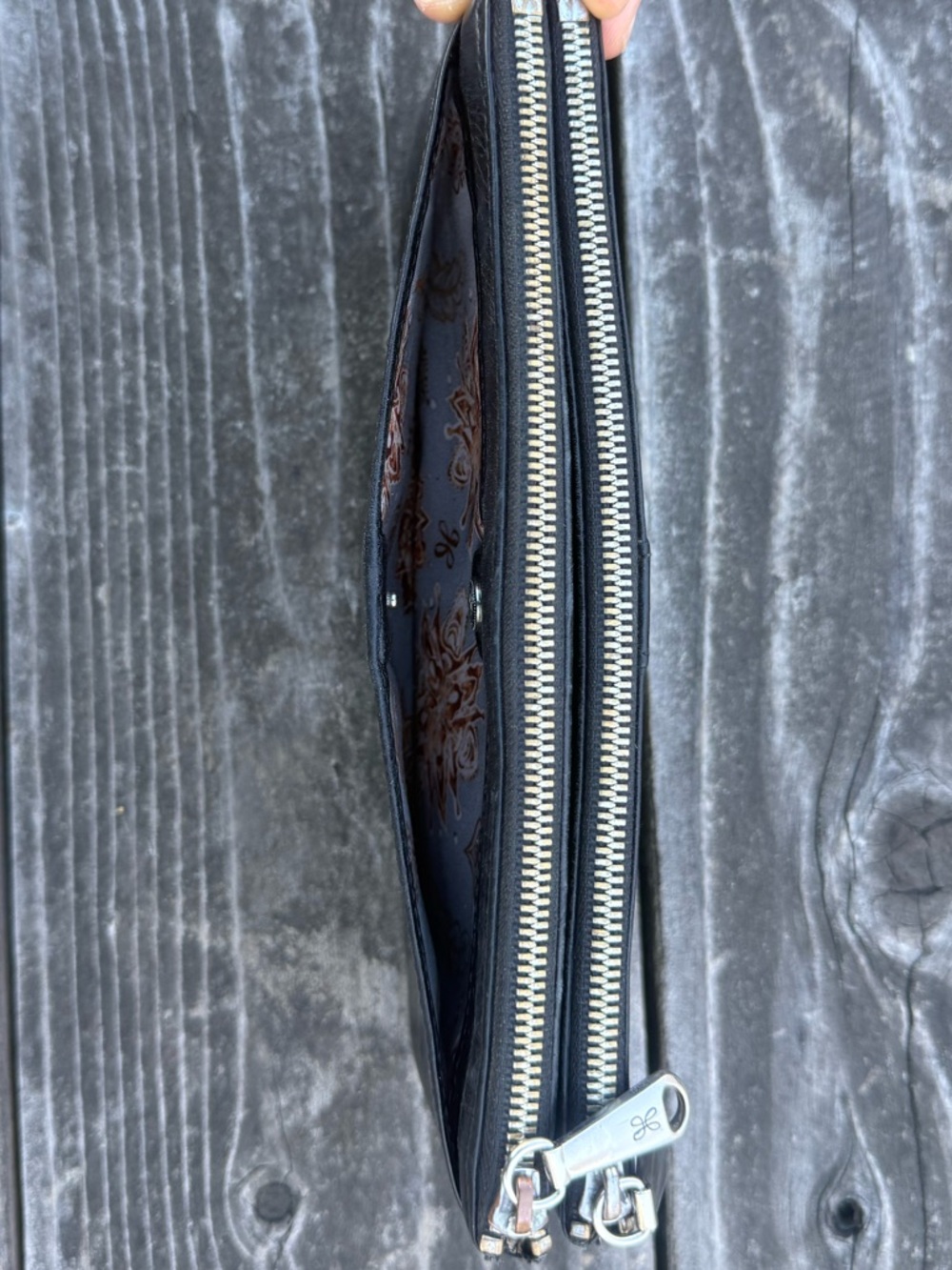 Hobo Black Leather Wallet - Picture 5 of 7